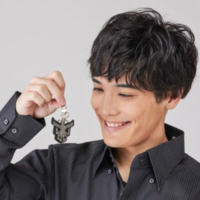 Kamen Rider Kuuga Kuuga Mark Leather Keychain Bandai Japan limited