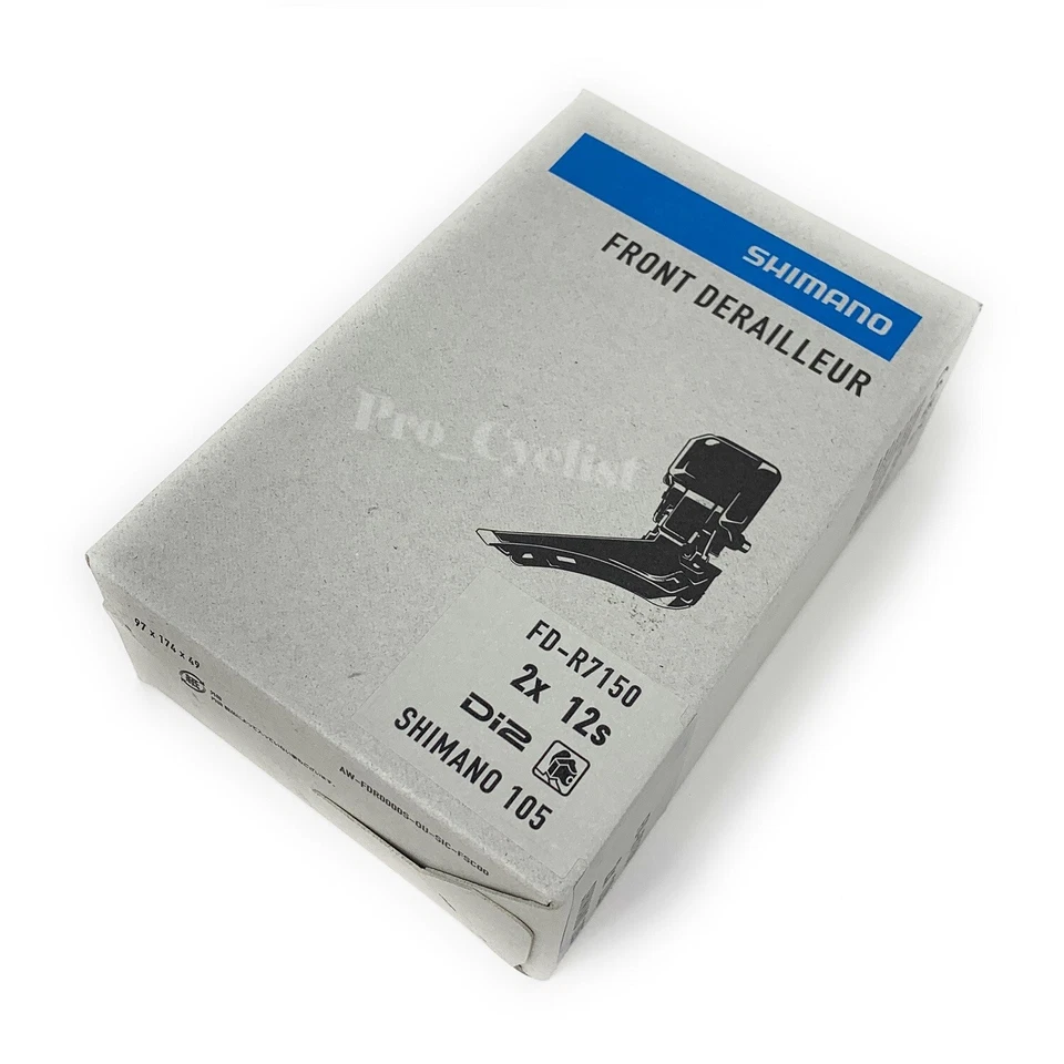 Shimano 105 FD-R7150 Di2 12-Speed Front Derailleur Braze-On Black New In Box - Image 3 of 3
