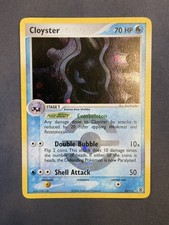 Tarjeta Pokémon Cloyster 20/112 Holograma Inverso Raro Estampado Era EX Rojo Fuego 2004 MP