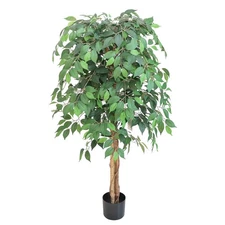 63/70" Artificial Ficus Tree Plant with Pot for indoor outdoor use