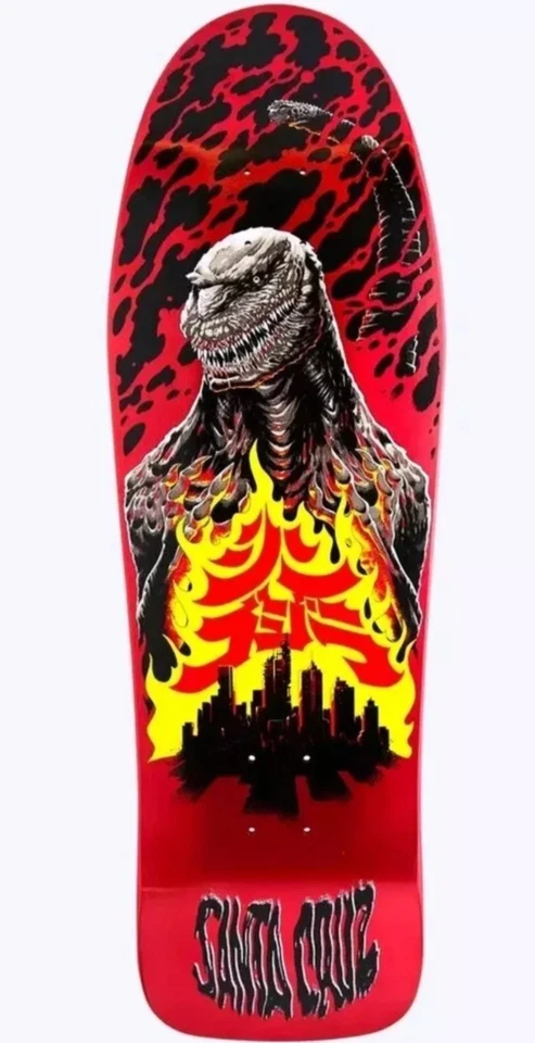 SANTA CRUZ SHIN GODZILLA KNOX FIREPIT TABLA DE SKATE EN MANO ENVÍO EL MISMO/AL DÍA SIGUIENTE Foto 2 de 4