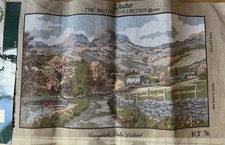 Anchor Printed Tapestry Canvas Langdale The Lake District 1993 KT76 60 X 35cm