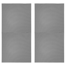 PC Fan Dust Mesh 39.4"x19.7" 3mm Hole, 2 Pcs Dust Filter Black