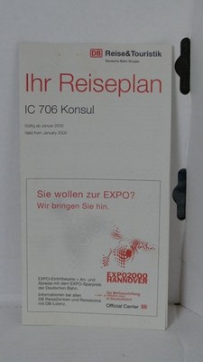 Deutsche Bahn AG - Ihr Reiseplan - IC 706 Konsul - ab Januar 2000
