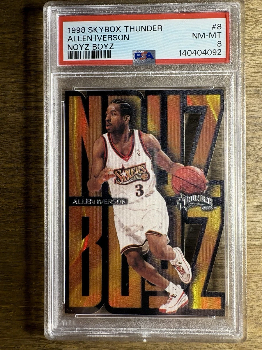 Allen Iverson Professional Sports Authenticator (PSA) Basketball