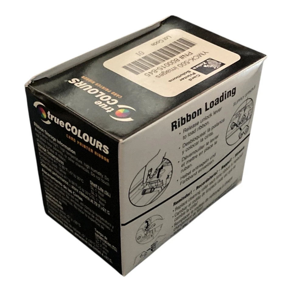 New True Colors 800015-845 YMCK 500-Image Ribbon – Compatible with P310i P420i - Image 4 of 4