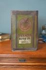 Vintage Texaco Motor Oil 5 Gallon Can Star top Advertising Antique Green Empty