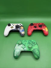x3 Lot Of Nintendo Switch Controllers Zelda Red Pikachu Pokémon (No Cables)