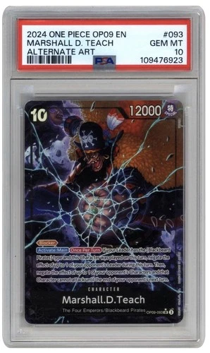 Marshall.D.Teach (093) (Alternate Art) OP09-093 Emperors in the New World PSA 10