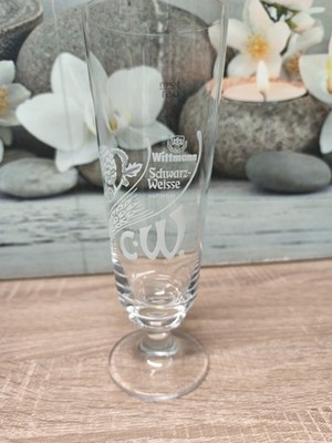 Wittmann Schwarz-Weisse Weizenbierglas Weissbierglas 0,5L Sammler Stück