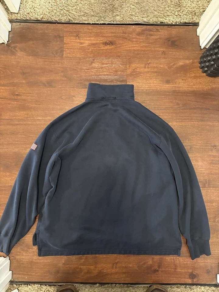 Rare Vintage 90s Polo Ralph Lauren 1/4 Zip Size Large! - Image 3 of 4