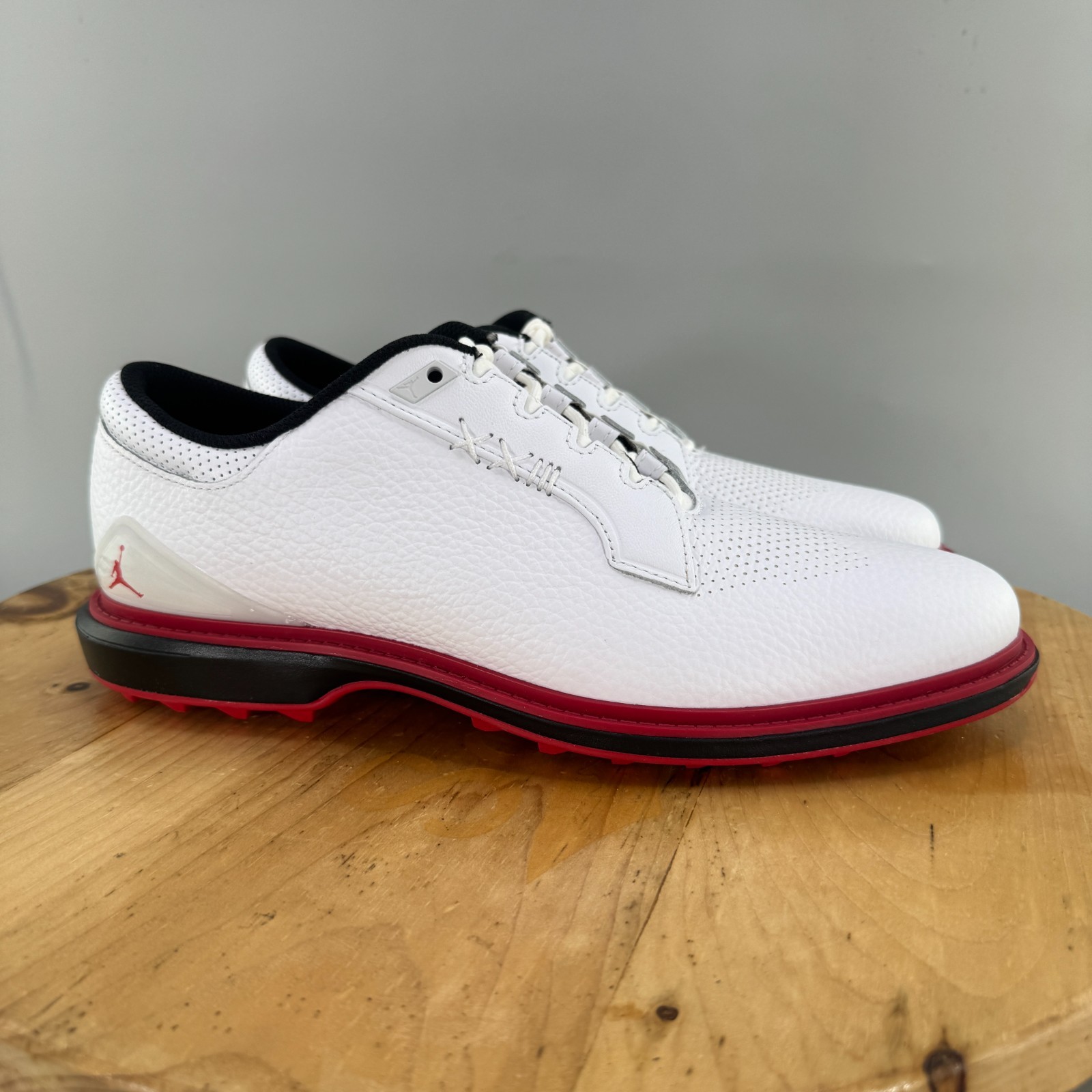 Nike Air Jordan ADG 5 Men’s Size 11 Golf Shoes White Varsity Red Spikeless NEW