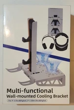 Multi-functional Wall-mounted Cooling Brackets For PS5 disc & digital / PS5 slim