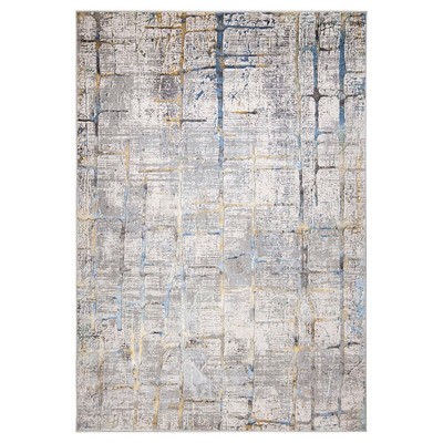 Lavin Rugs T2001 Adara 6'7'' x 9'6'' Painterly Rug, Green/Min - T2001-0609