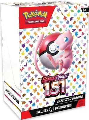 Pokémon TCG Scarlet & Violet 151 Booster Bundle Sealed New (6 packs)in box