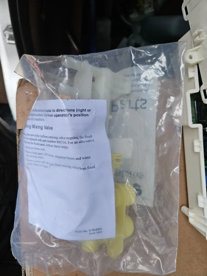 Water Inlet valve - 807837P - Image 2 of 3