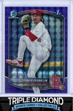 2025 Bowman Draft Chrome 1st Tanner Franklin Purple Geometric #058/250 E565