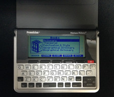 Franklin Merriam Webster Electronic Handheld Pocket Dictionary Thesauru MWD-1490