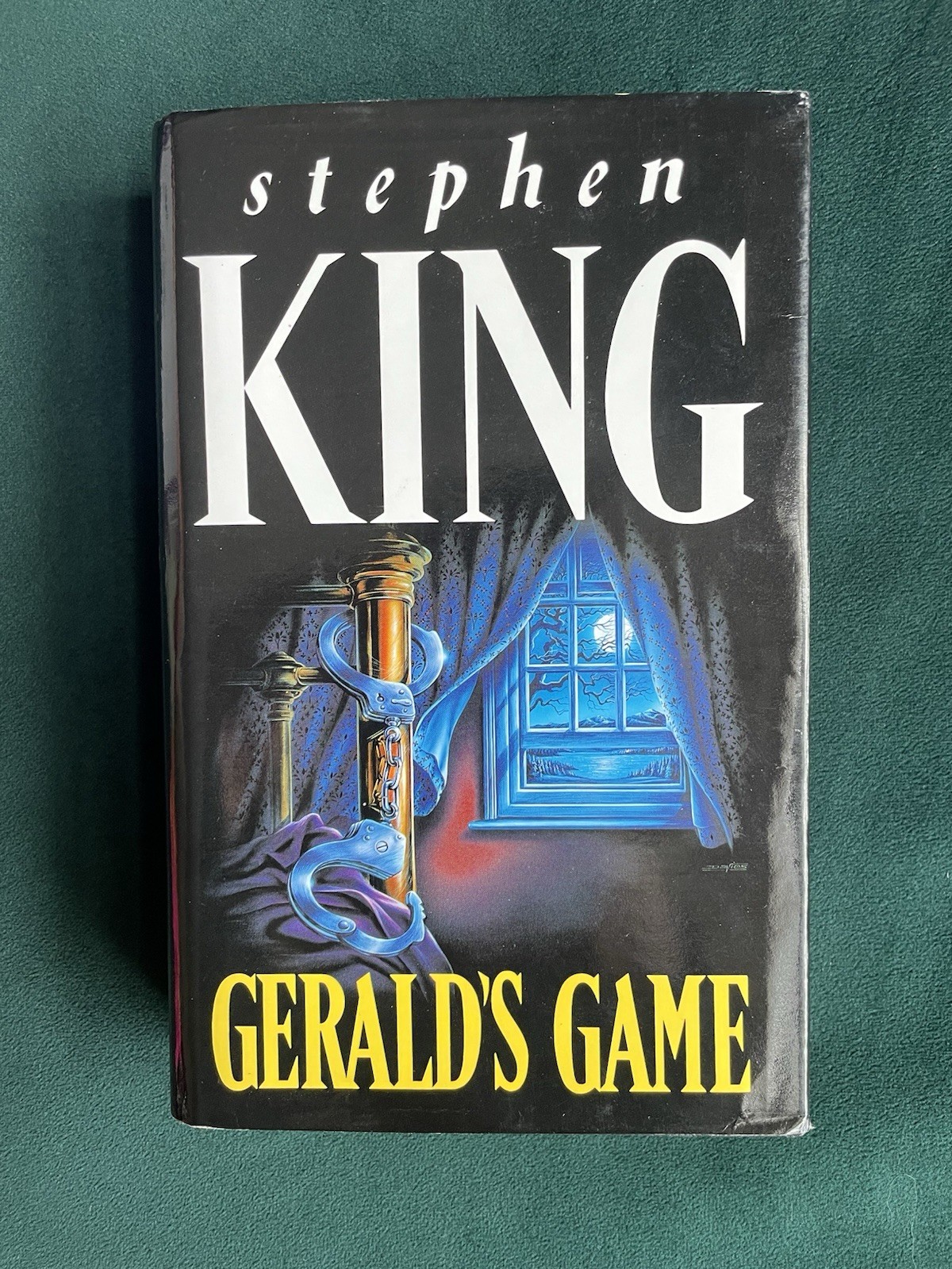 Gerald's Game by Stephen King Hardcover 1992 BCA UK First Edition Hardback
