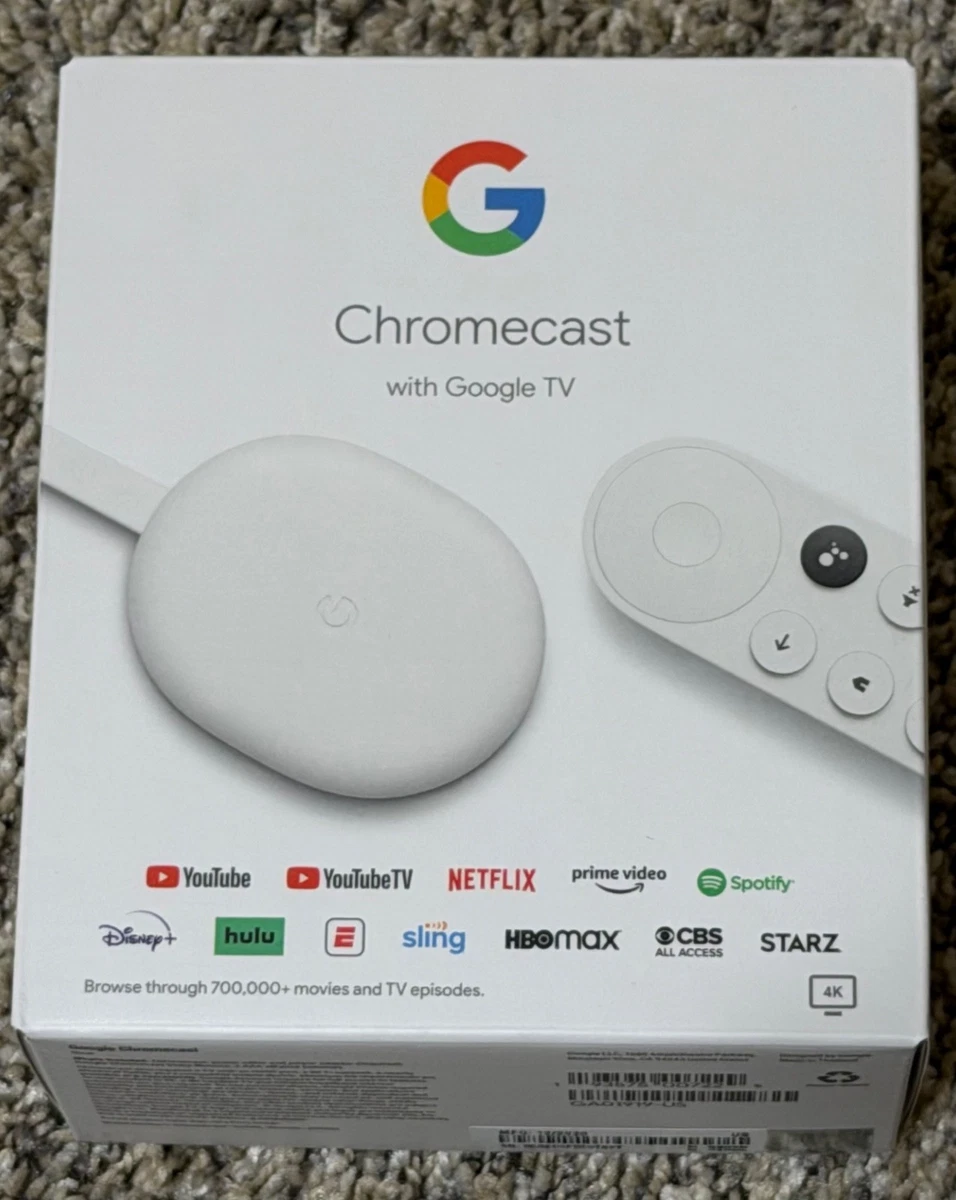 Google Chromecast with Google TV White 2160p Google Assistant