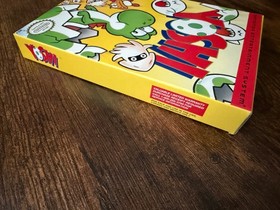 sello ovalado Yoshi completo en caja nintendo nes mario juego de f&aacute;brica como nuevo
