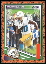 Kimani Vidal 2025 Score-A-Treat Los Angeles Chargers #34 Near Mint or Better