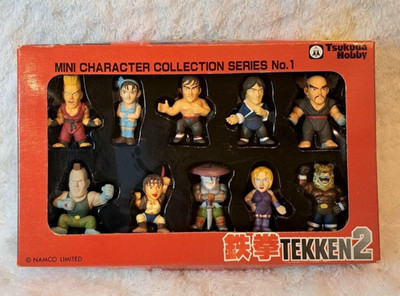 Tsukuda Hobby Tekken 2 Mini Figure Collection Series 10 characters japan nos