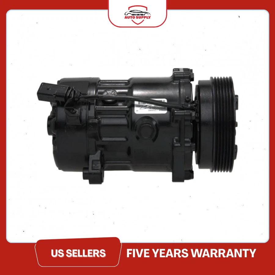 Compresor de aire acondicionado Four Seasons 77554 para determinados modelos Audi Seat Volkswagen 97-15 Foto 2 de 3