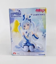 vocaloid Hatsune Miku Snow Noodle Stopper Sky Town 10 ver figure FuRyu NY SELLER