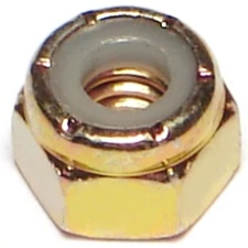 12-Piece 014973285180 1/4-20 Grade 8 Nylon Insert Lock Nuts Stop Nut