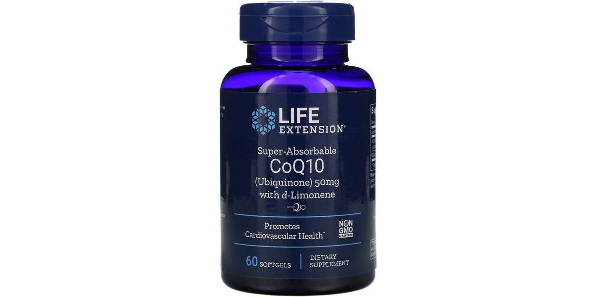Life Extension Super Absorbable Coq10 With D-Limonene 50Mg Softgels 60 Softgels - Image 2