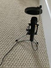 USB Microphone with Pop Filter   Studio Recording, Streaming, Podcast Mic