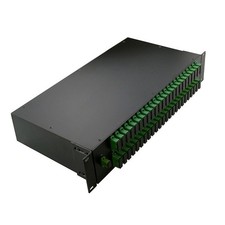 1x96 SC/APC Singlemode PLC Splitter 2U Rack Mount Fiber Optic Patch Panel Box