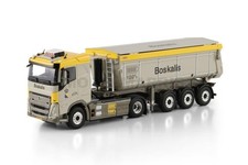 WSI Models Volvo Boskalis; Volvo Fh5 Sleeper Cab Electric 4x2 Non Steering Tipper Trailer 3 Axle 1:50 01-4510