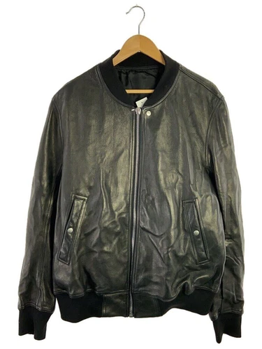 Giacca pelle Rick Owens blouson pecora nero ru01d3782 lnv ClassicFlight usata