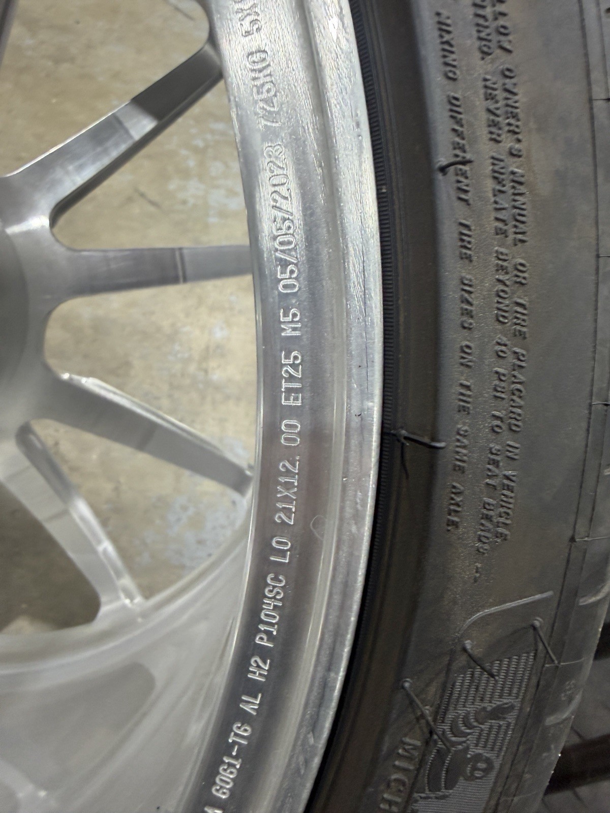HRE P104SC for Ferrari SF90 20/21 Michelin Tires