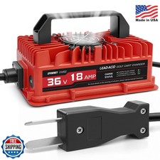 EPOWREY 18 Amp 36 Volt Golf Carts Battery Charger for EZGO  Yamaha with Crowfoo