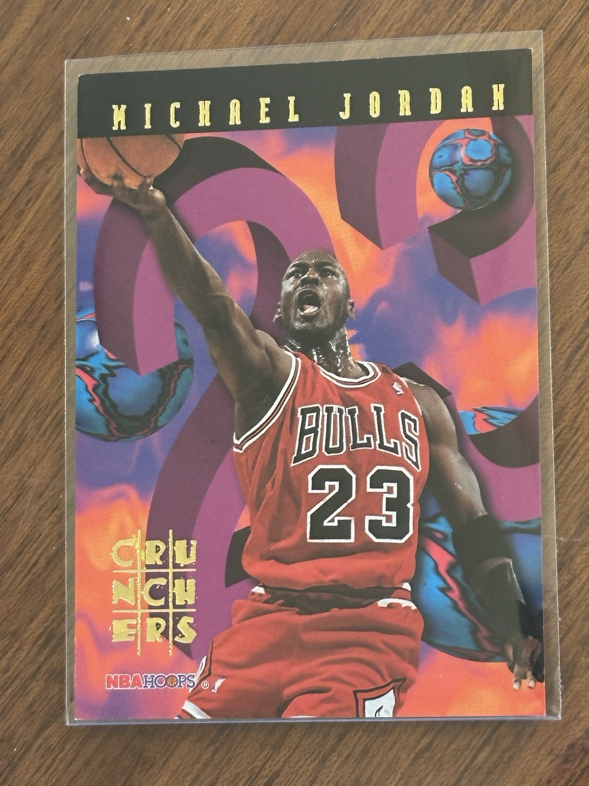 1995-96 NBA Hoops Number Crunchers Michael Jordan #1 Chicago Bulls