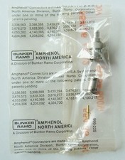  Qty 1 Amphenol 68175 BNC Male Plug Crimp RG59 Coax Cable.