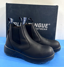 NIB 7 M REDBACK STATION COMPOSITE TOE BLUE TONGUE BOOTS BTCST BLACK