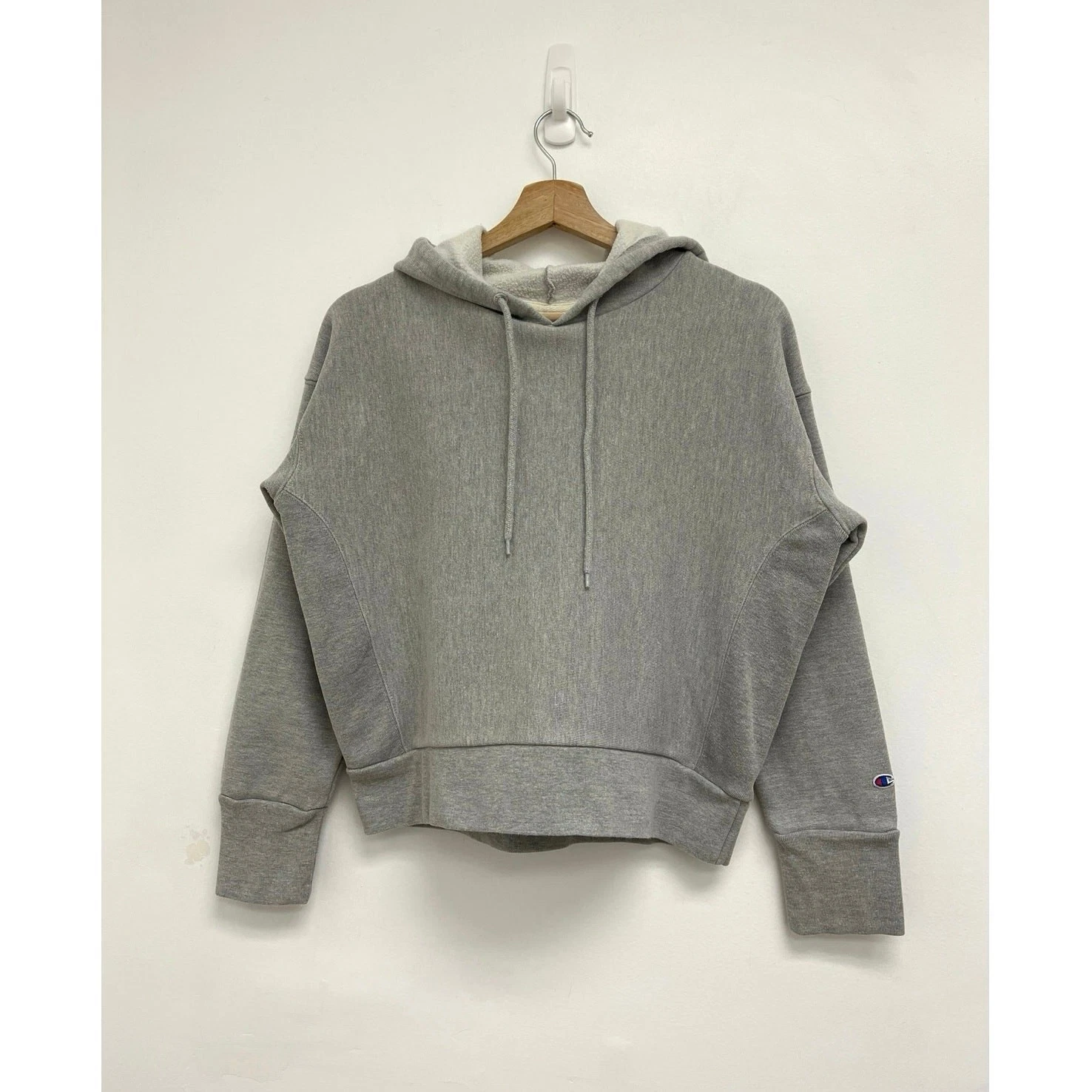 Champion Reverse Weave Lounge Athleisure Classic Logo Hoodie Sweatshirt - Medium