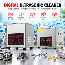 10L-30L Ultrasonic Cleaner with Timer, Heating & Digital Control for Jewelry