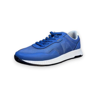 Boss Titan Runn Herren Sneakers Hellblau Synthetik US 9 (UK 8 Eu 42) Msrp