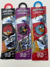 Angry Birds X-Kites MicroDiamond Kite, 7.5" Red Bird, Blue Bird Black Bird Lot