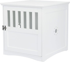 Stylish White Pet Home End Table for Indoor Use - Perfect for Your Furry Friend
