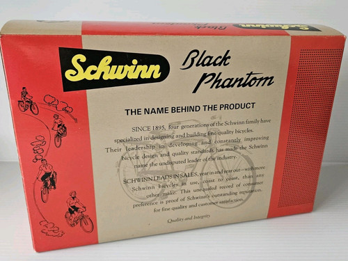 Schwinn Black Phantom 1990 Die Cast Qualitätsmodell COA Xonex Maßstab 1:6 Fahrrad - Bild 4 von 16
