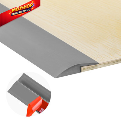 10Ft Carpet Floor Transition Strip, Self Adhesive Edging 0.2 in, 10 ft, Gray 
