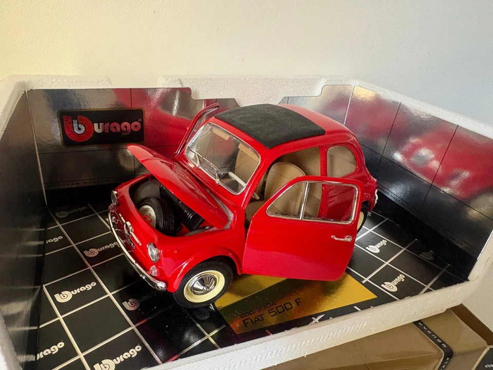 BURAGO FIAT 500 F 1965 1:16 - Photo 2/4