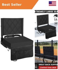 Stadium Seats with Back Support, Padded Bleacher Seat Cushion