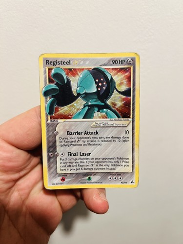 Registeel 92/92 Goldstar Holo Ex Legend Maker Gold Star